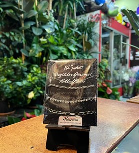 sevgiliye hediye takı, çiçek yanında hediye, 14 şubat bilekl